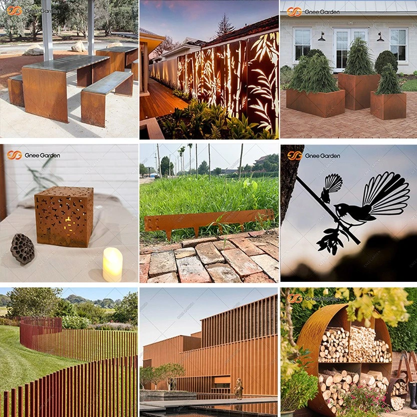 Genn Garden corten steel Genn Garden corten steel