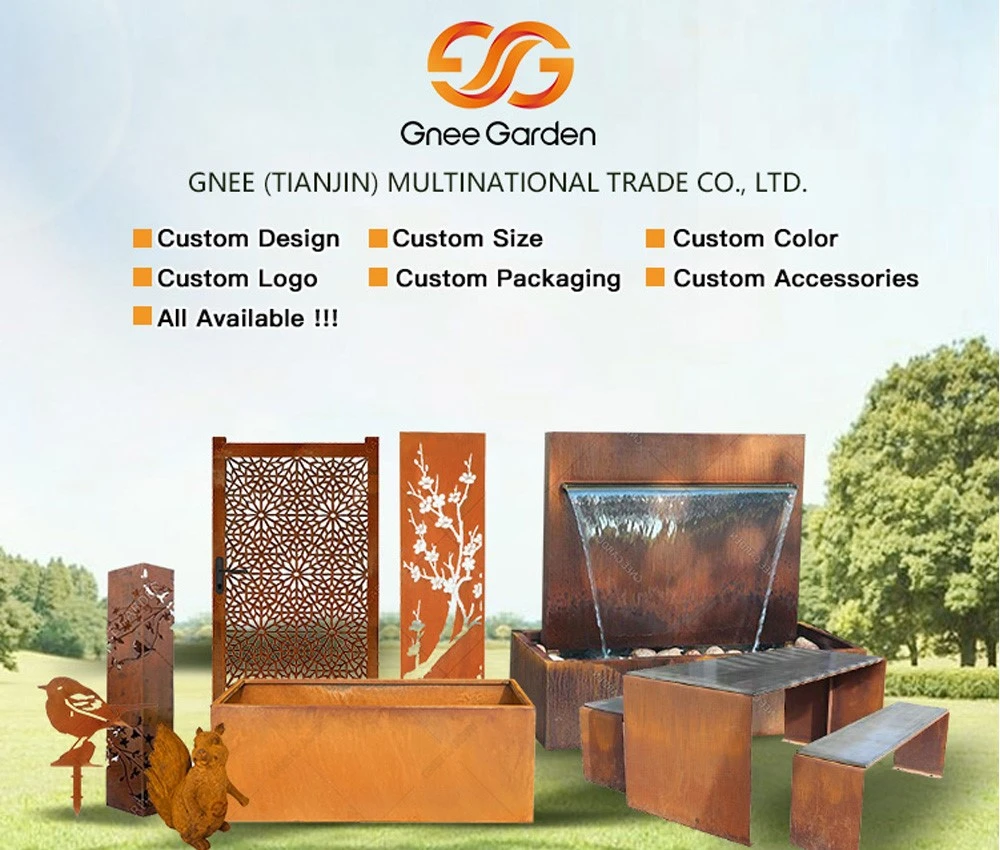 Genn Garden corten steel Genn Garden corten steel