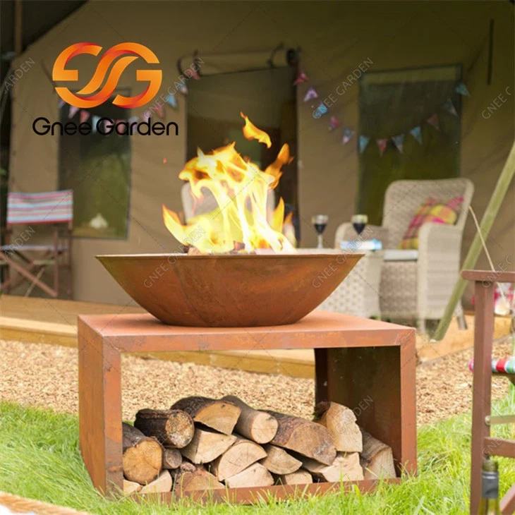 corten steel Camping Fire Pit3