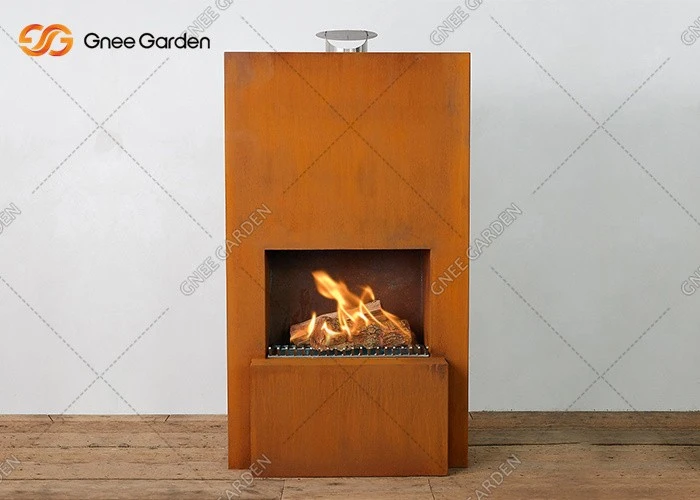 Corten Steel Decoration Fire Pit Place