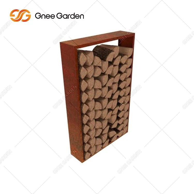 Corten Steel Honeycomb Geymslueiningar Sérsniðnar málmhillur