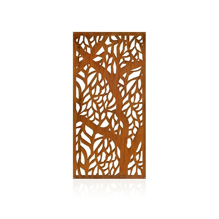 Laser Cut Metal Fence Privacy Panels Fyrir Útigarð
