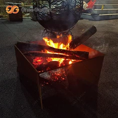 Corten stál varanlegur eldgryfja