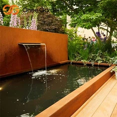 Corten Steel Water Feature lón