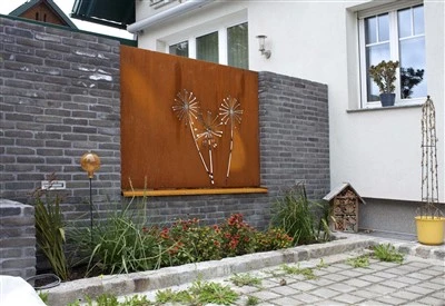 Skreytt Metal Privacy Skjár Laser Cut Metal Panel