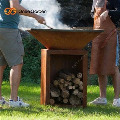 Hagkvæmt og endingargott Corten BBQ