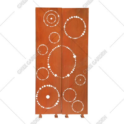 Factory Direct Metal Screen Panel Gnee Garden Skreytt