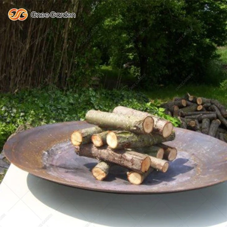 Weathering Steel Firebowl For Garden heating