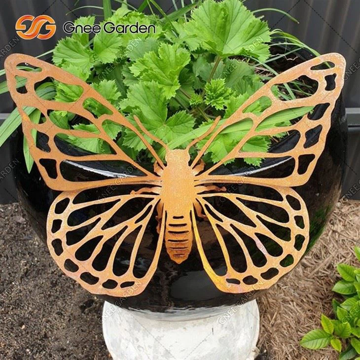 corten steel butterfly