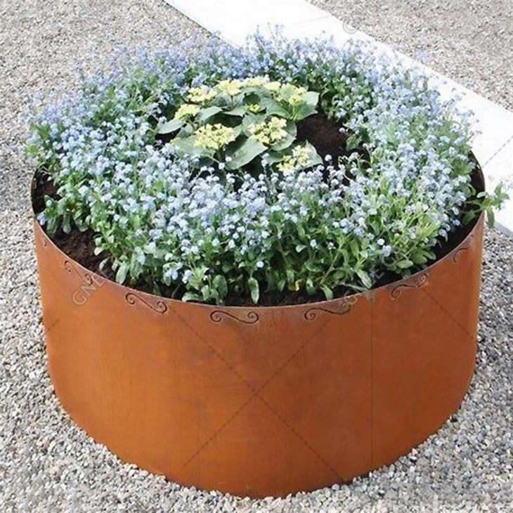 Customized Modern Safe Edge Corten Lawn Edging For Garden