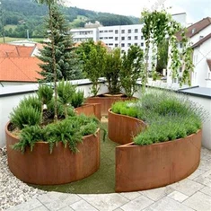 Hot Sale Ameríka Evrópa Vinsæll skrautlegur garðkantur Border Landmótun Metal Lawn Edges